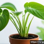 텃밭에서 식물 클로닝 방법 - A close-up scene of a healthy mother plant selected for cloning in a home garden setting, showing vi...